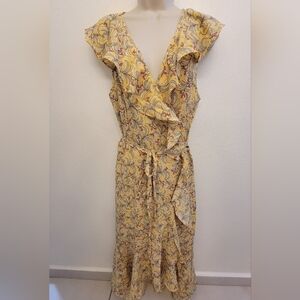 Max Studio Wrap Midi Dress